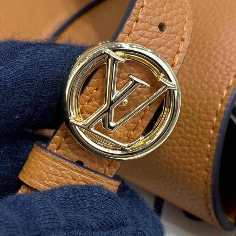Lv belts replica Louis Vuitton LV Pont 9 Soft MM Sienne Doree