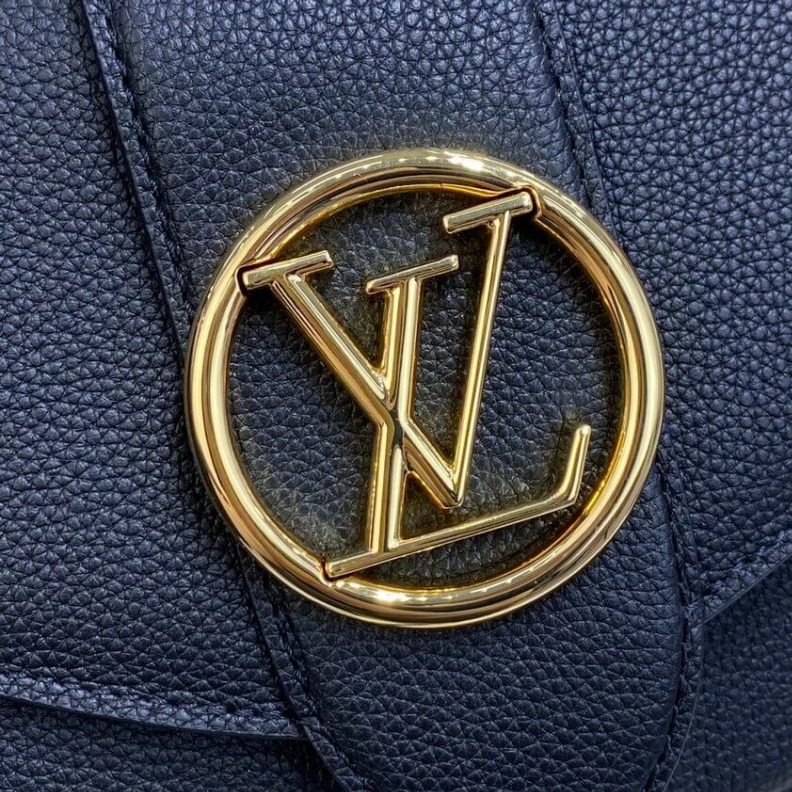 Replica bags LV Circle Louis Vuitton LV Pont 9 Soft PM Black