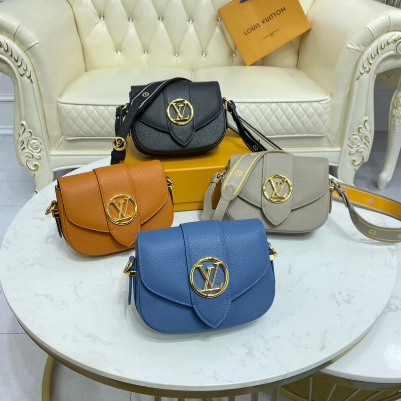 Mythick Louis Vuitton LV Pont 9 Soft PM Golden Siena