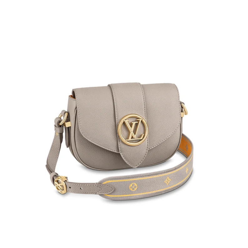 Strap dro Louis Vuitton LV Pont 9 Soft PM Gris