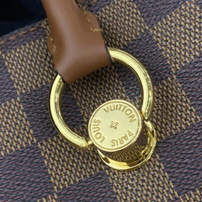 Replica bags Goldcolor Louis Vuitton LV Riverside Bag Damier Ebene Creme