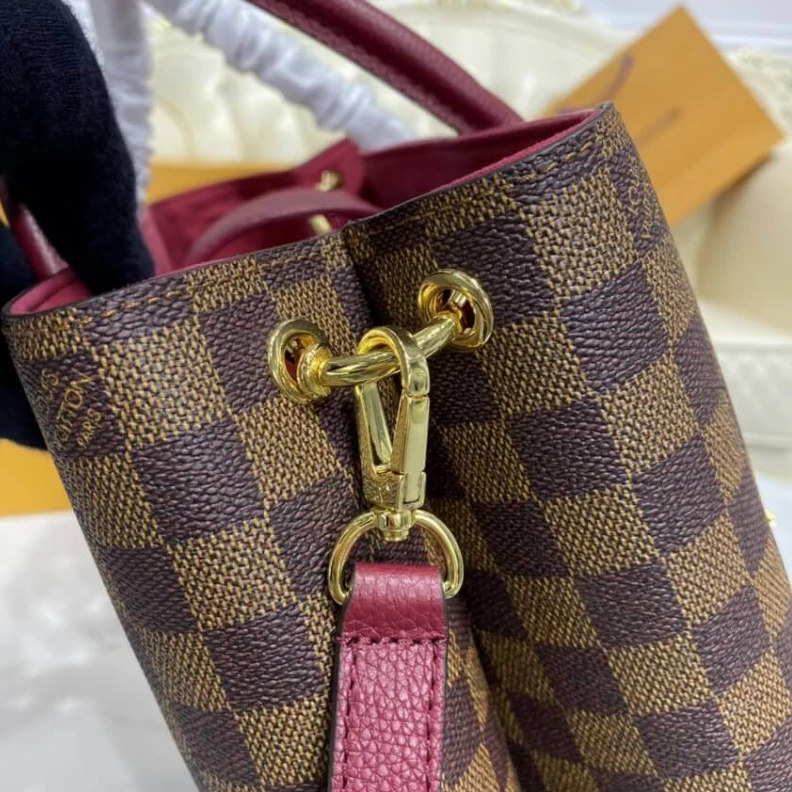 Mythick ru Damier Eb LV LV Riverside Bag Damier Ebene Fuchsia