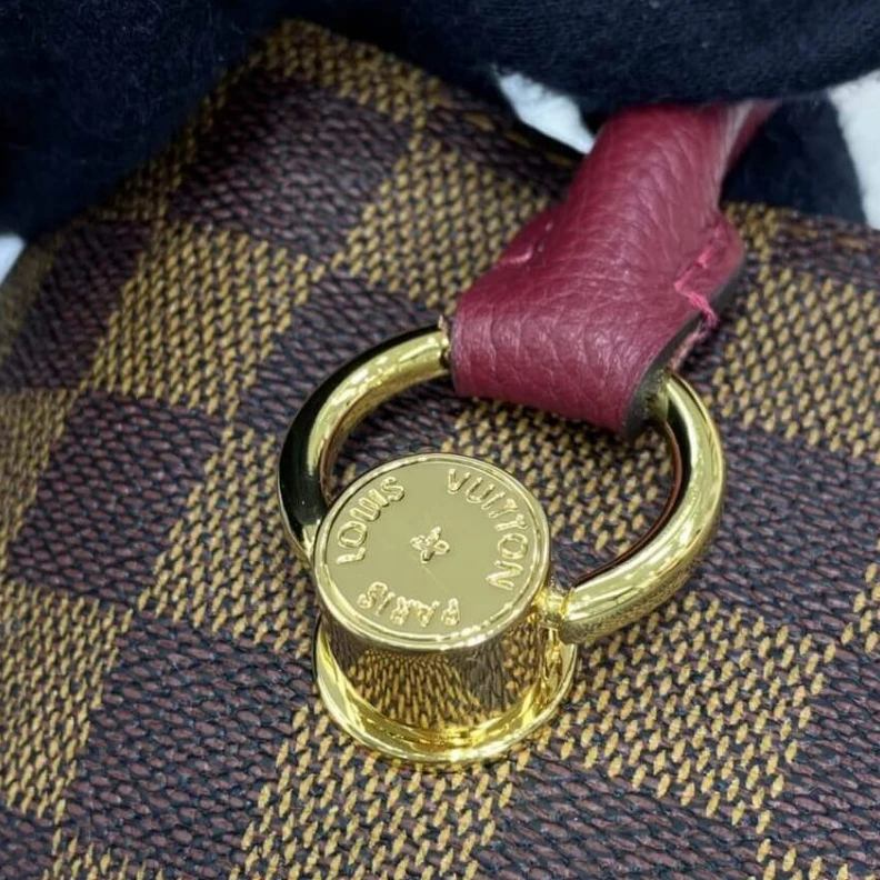 Mythick ru Damier Eb LV LV Riverside Bag Damier Ebene Fuchsia