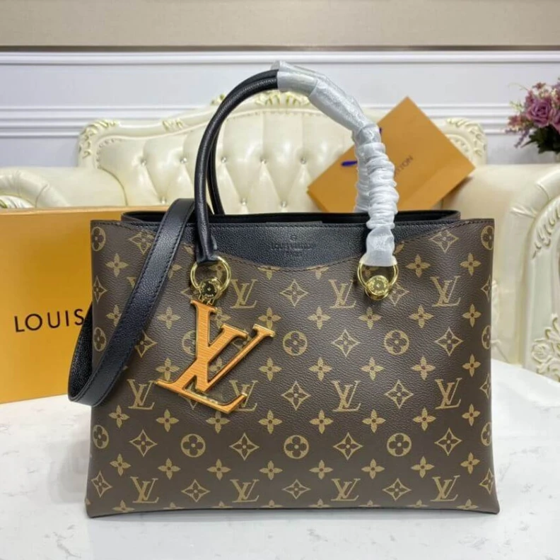 5 protect Louis Vuitton LV Riverside Bag Monogram Canvas Black