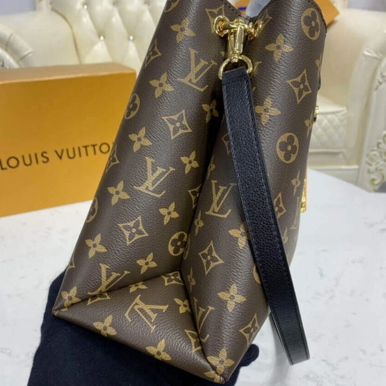 Top lv 5 protect Louis Vuitton LV Riverside Bag Monogram Canvas Black