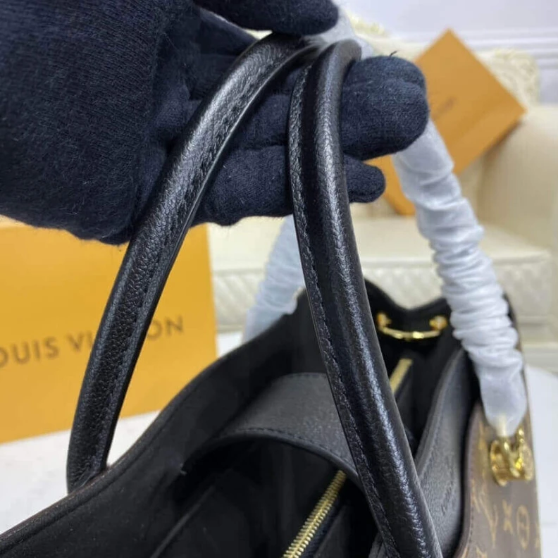 Top lv 5 protect Louis Vuitton LV Riverside Bag Monogram Canvas Black