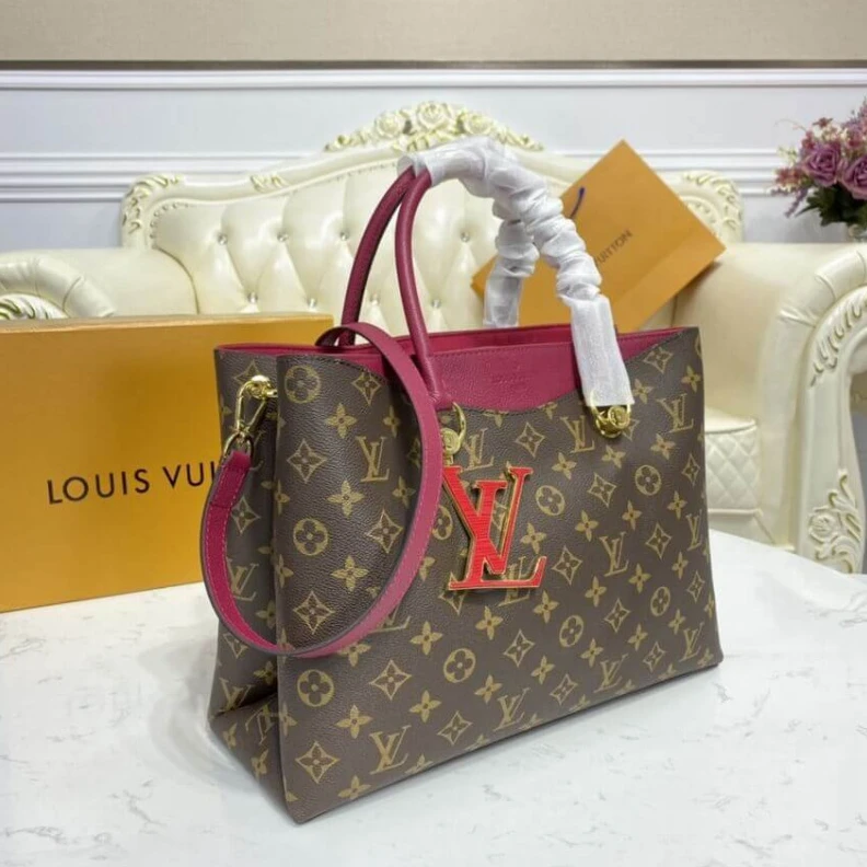 Combining Louis Vuitton LV Riverside Bag Monogram Canvas Fuchsia
