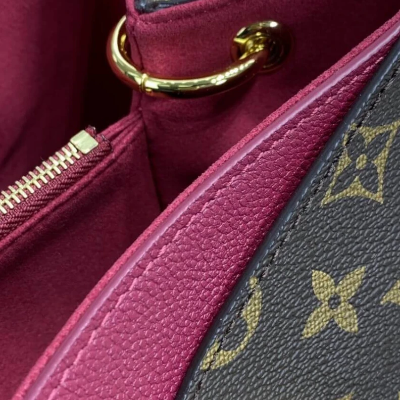 Replica bags lv Combining Louis Vuitton LV Riverside Bag Monogram Canvas Fuchsia