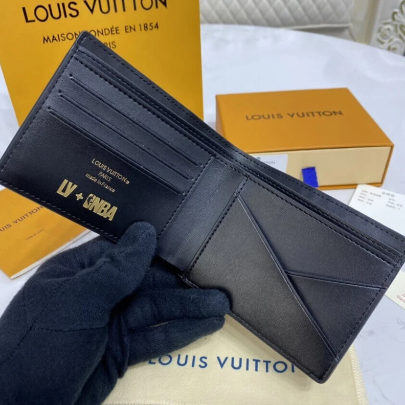 Mythick.ru Black Louis Vuitton LVXNBA Multiple Wallet Black