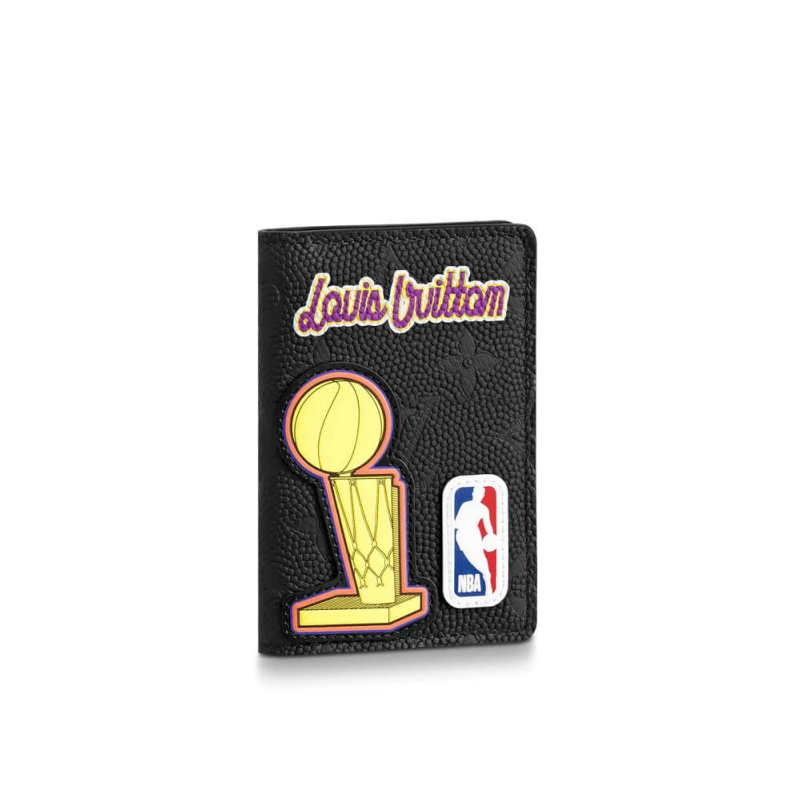 Textile l Louis Vuitton LVXNBA Pocket Organizer Black