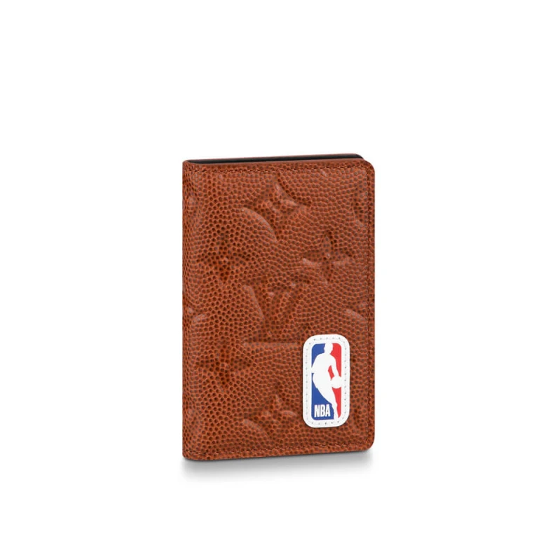 Outside p Louis Vuitton LVXNBA Pocket Organizer Brown