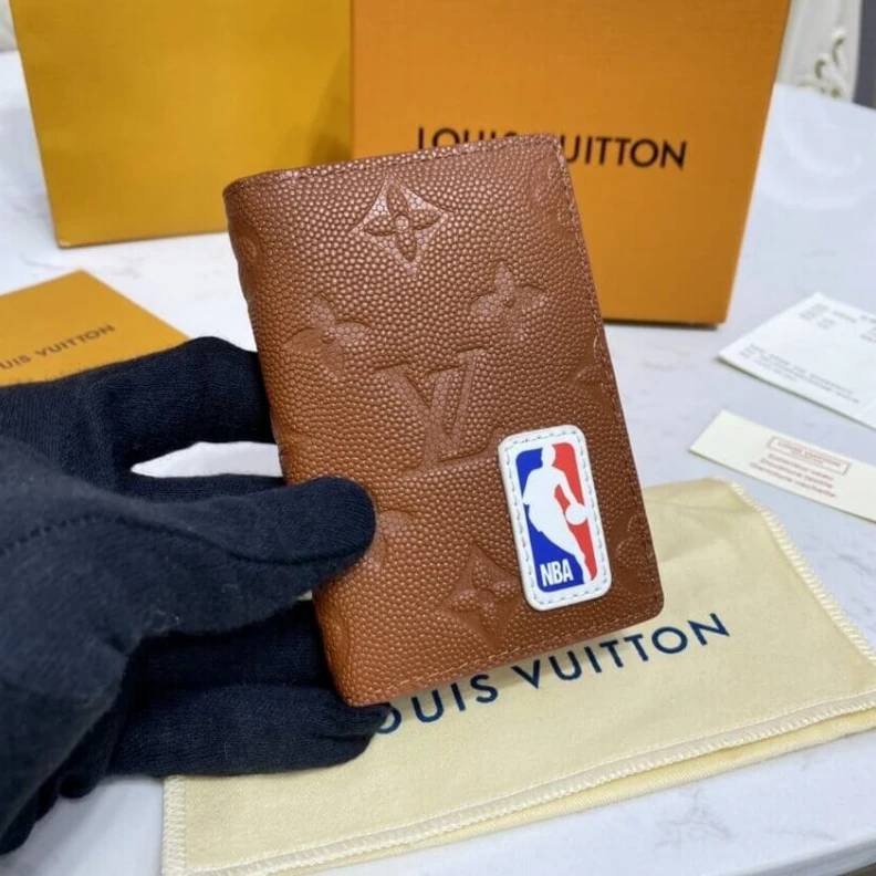 Replica bags Outside p Louis Vuitton LVXNBA Pocket Organizer Brown