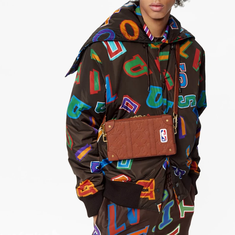 Replica bag Textile l Louis Vuitton LVXNBA Soft Trunk Wearable Wallet