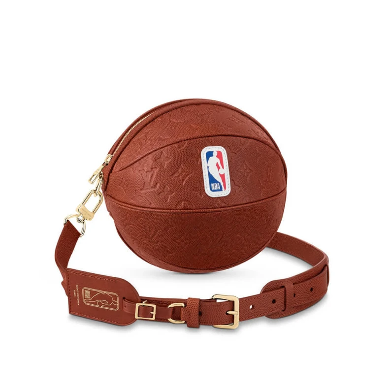 Ball Grai Louis Vuitton LVxNBA Ball In Basket