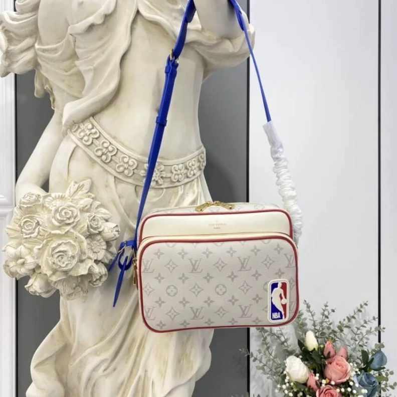 Lv belts replica 2 outside Louis Vuitton LVxNBA Nil Messenger Bag Antartica