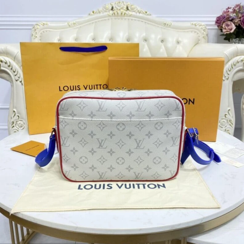 Lv belts replica 2 outside Louis Vuitton LVxNBA Nil Messenger Bag Antartica