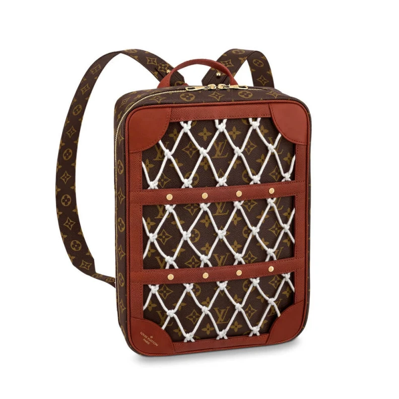 Strap: Re Louis Vuitton LVxNBA Shoes Box Backpack