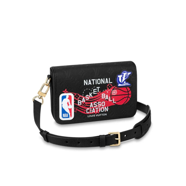 Made from Louis Vuitton LVxNBA Studio Messenger in Black