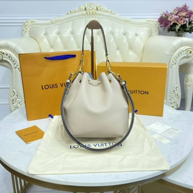 Mythick Strap Dro Louis Vuitton Lockme Bucket Greige