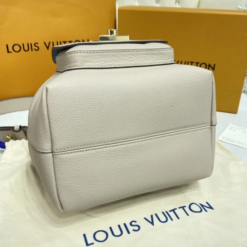 Mythick Strap Dro Louis Vuitton Lockme Bucket Greige