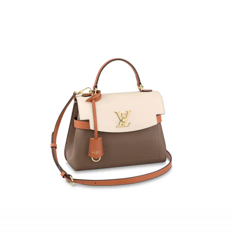Microfibe Louis Vuitton Lockme Ever BB Smokey Quartz Caramel