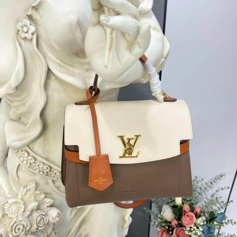 Mythick Microfibe Louis Vuitton Lockme Ever BB Smokey Quartz Caramel