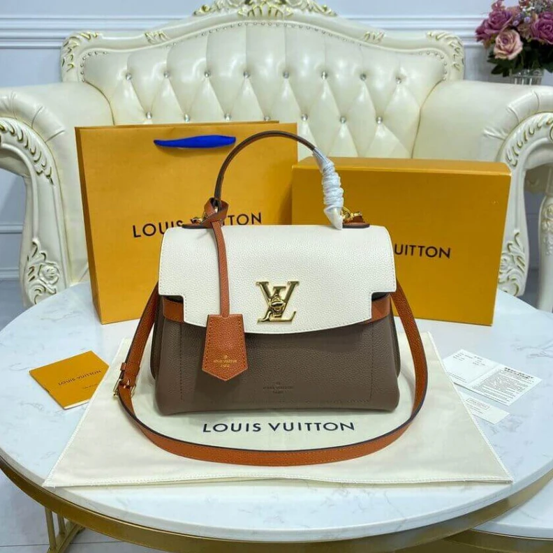 Mythick Microfibe Louis Vuitton Lockme Ever BB Smokey Quartz Caramel