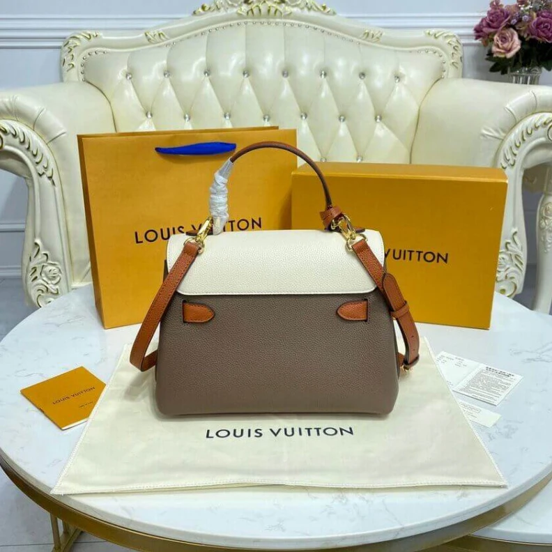 Mythick Microfibe Louis Vuitton Lockme Ever BB Smokey Quartz Caramel