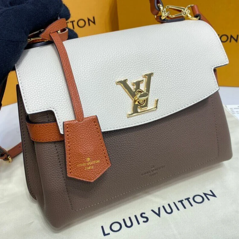 Mythick Microfibe Louis Vuitton Lockme Ever BB Smokey Quartz Caramel