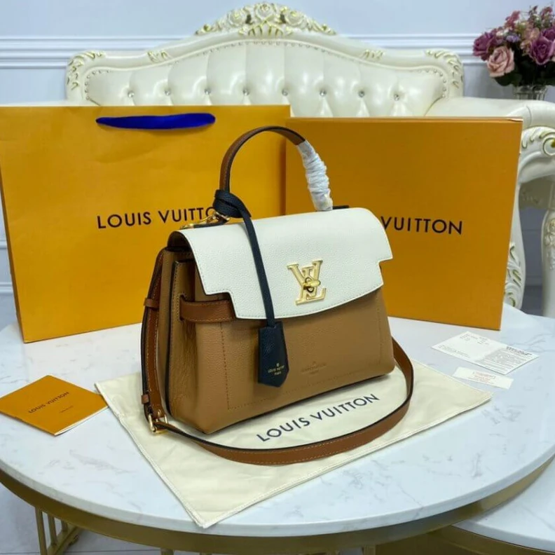 Mythick ru Softcalfs Louis Vuitton Lockme Ever BB White Brown