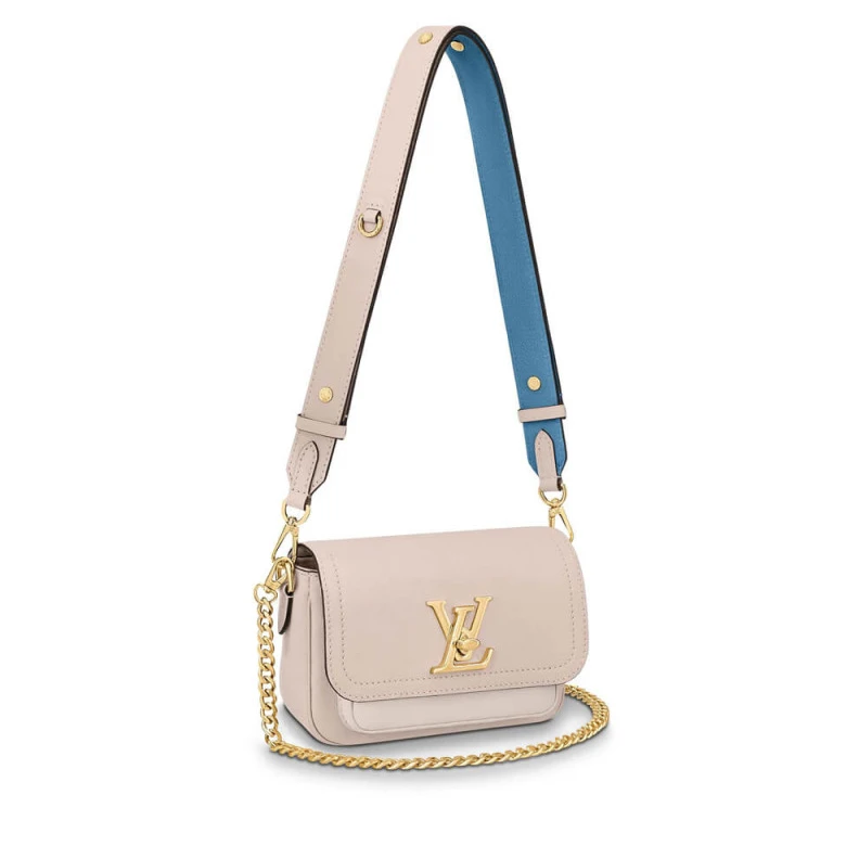 Grained c Louis Vuitton Lockme Tender Greige