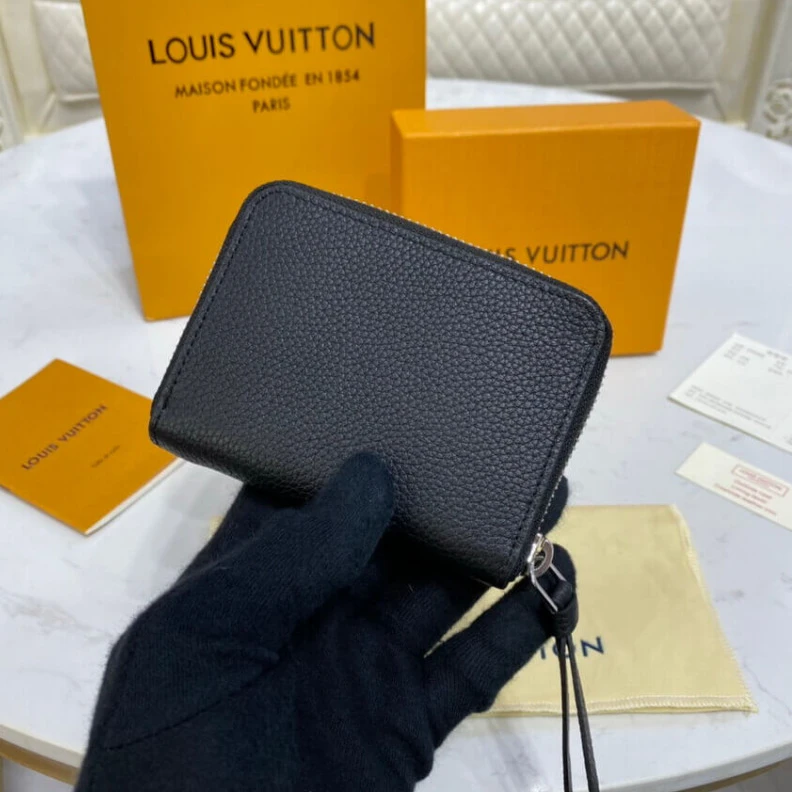 Mythick ru 11 x 8.5 Louis Vuitton Lockme Zippy Coin Purse Black
