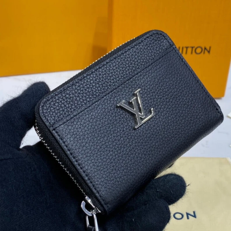 Mythick ru 11 x 8.5 Louis Vuitton Lockme Zippy Coin Purse Black
