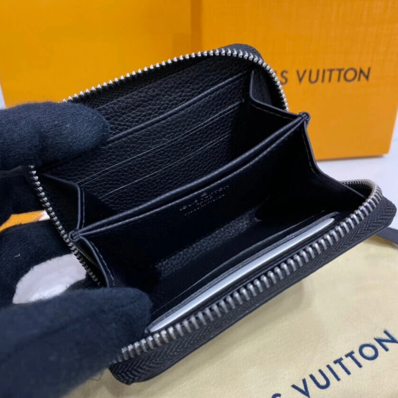 Mythick ru 11 x 8.5 Louis Vuitton Lockme Zippy Coin Purse Black