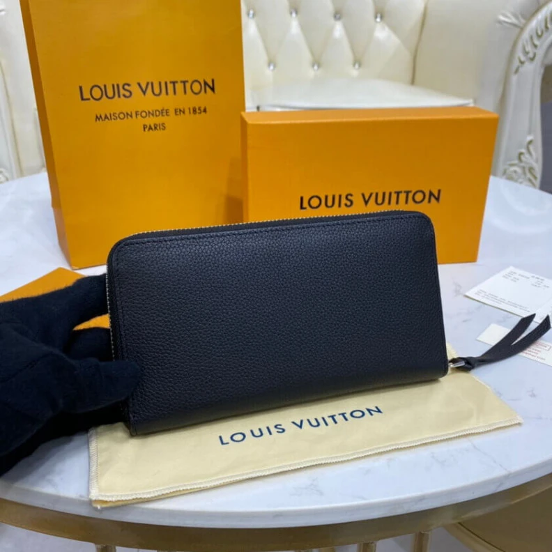 Replica bag The Zippy Louis Vuitton Lockme Zippy Wallet Black
