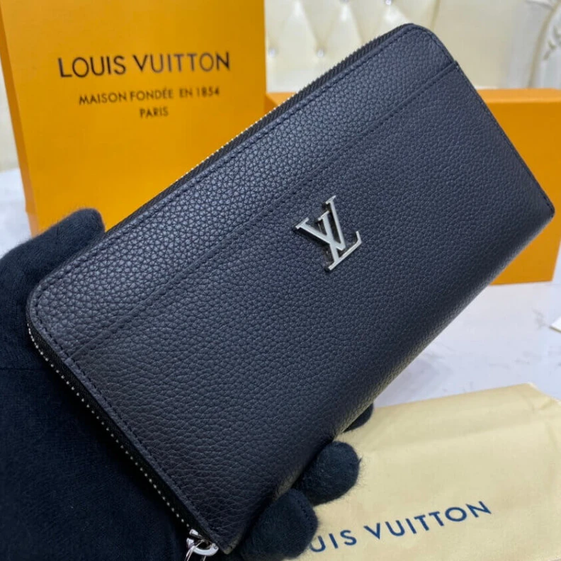 Replica bag The Zippy Louis Vuitton Lockme Zippy Wallet Black