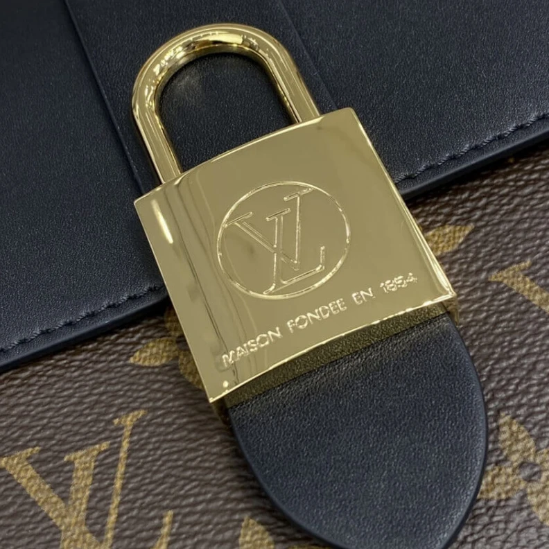 Top lv Monogram LV Locky BB Black