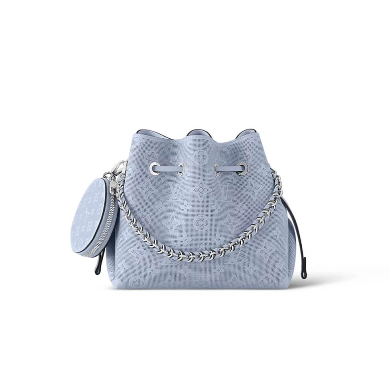 Round coi Louis Vuitton Mahina Bella Tote Bag Bleu Horizon