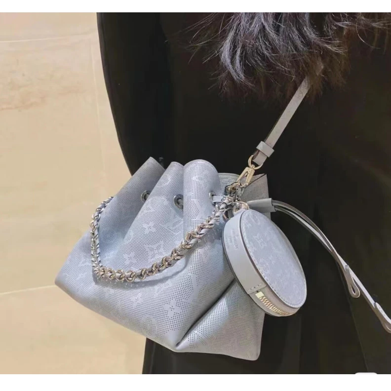 Lv belts replica Round coi Louis Vuitton Mahina Bella Tote Bag Bleu Horizon