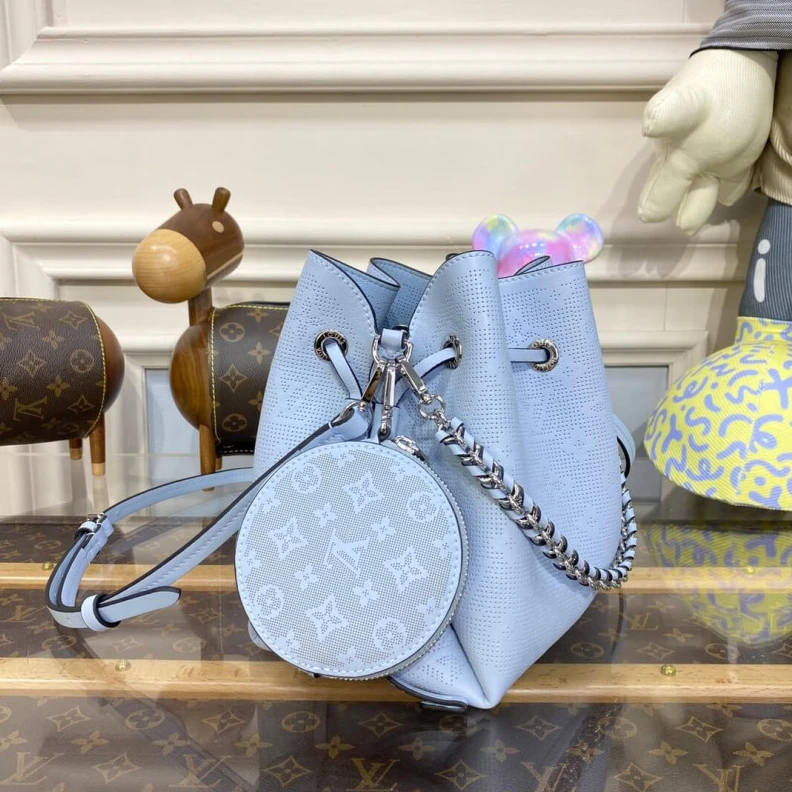Lv belts replica Round coi Louis Vuitton Mahina Bella Tote Bag Bleu Horizon