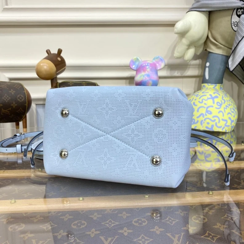 Lv belts replica Round coi Louis Vuitton Mahina Bella Tote Bag Bleu Horizon