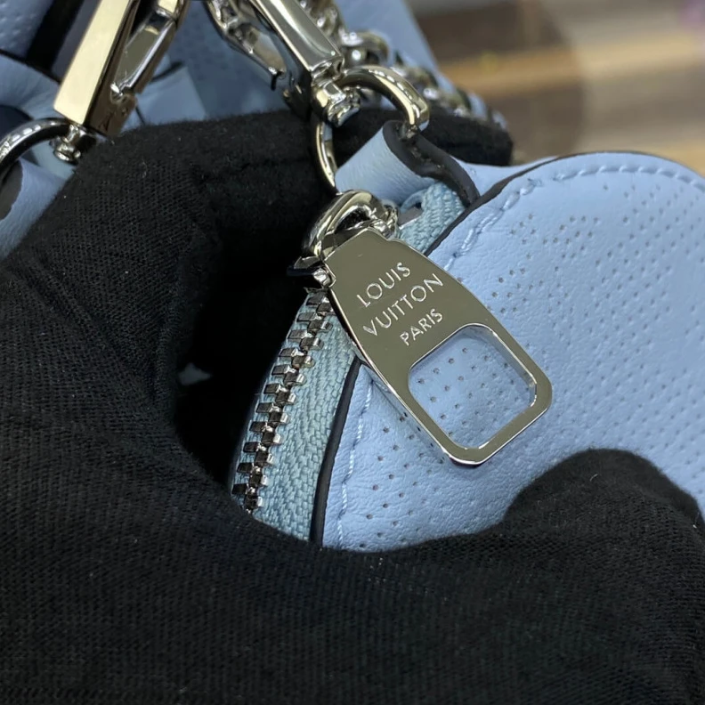 Lv belts replica Round coi Louis Vuitton Mahina Bella Tote Bag Bleu Horizon