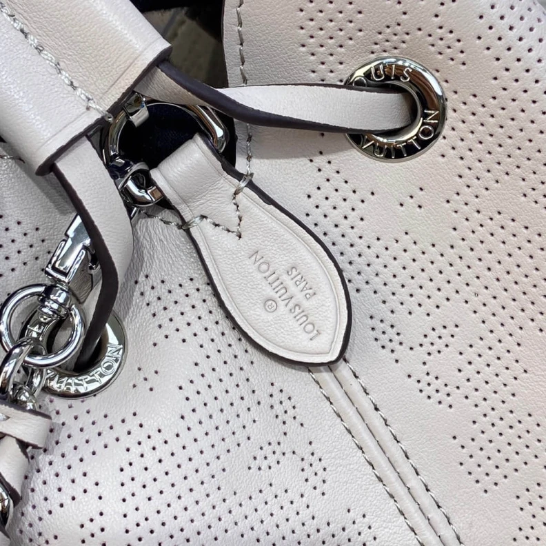 Replica bags lv Strap dro Louis Vuitton Mahina Bella Tote Bag Gris Souris Gray