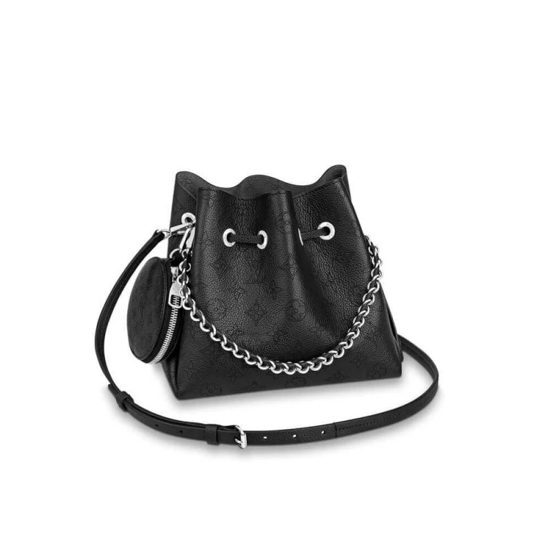 Calfleath Louis Vuitton Mahina Leather Bella Black