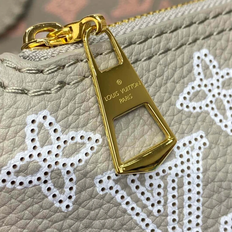 Mythick.ru Inside re Louis Vuitton Mahina Leather Blossom MM Bag Gray
