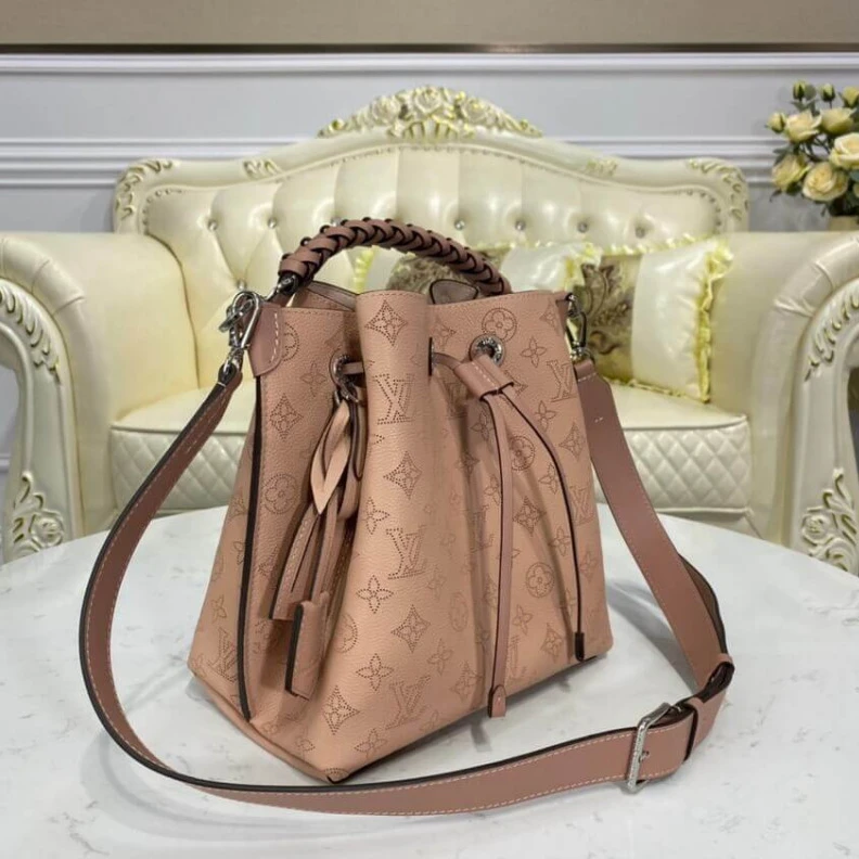 Replica bags 25 x 25 x Louis Vuitton Mahina Perforated Calf Leather Muria Magnolia Pink