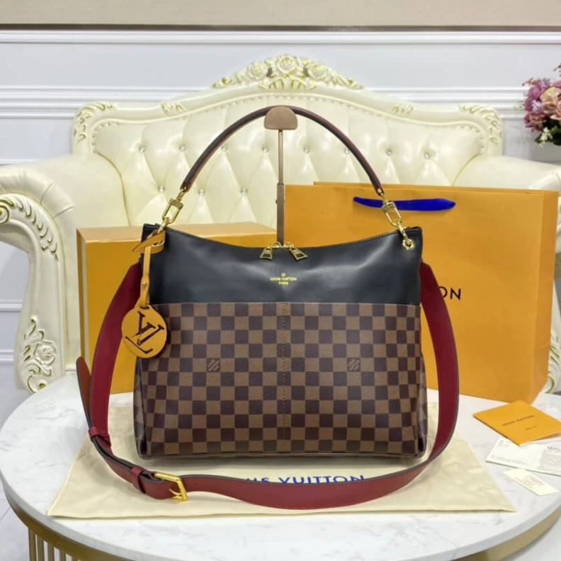 Louis vuitton locations Strap Drop Louis Vuitton Maida Hobo Black
