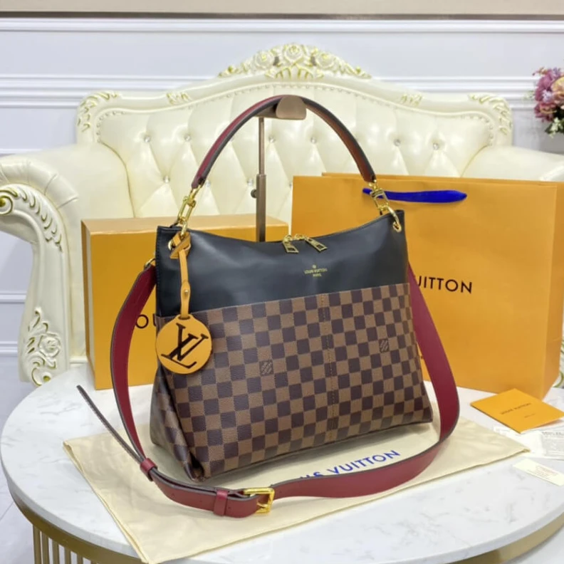 Louis vuitton locations Strap Drop Louis Vuitton Maida Hobo Black