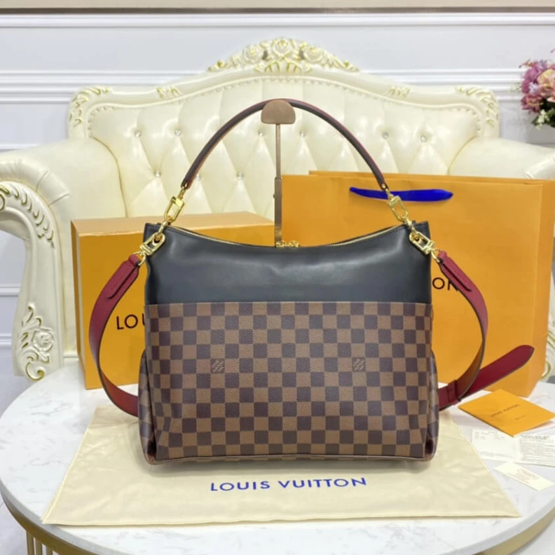 Louis vuitton locations Strap Drop Louis Vuitton Maida Hobo Black