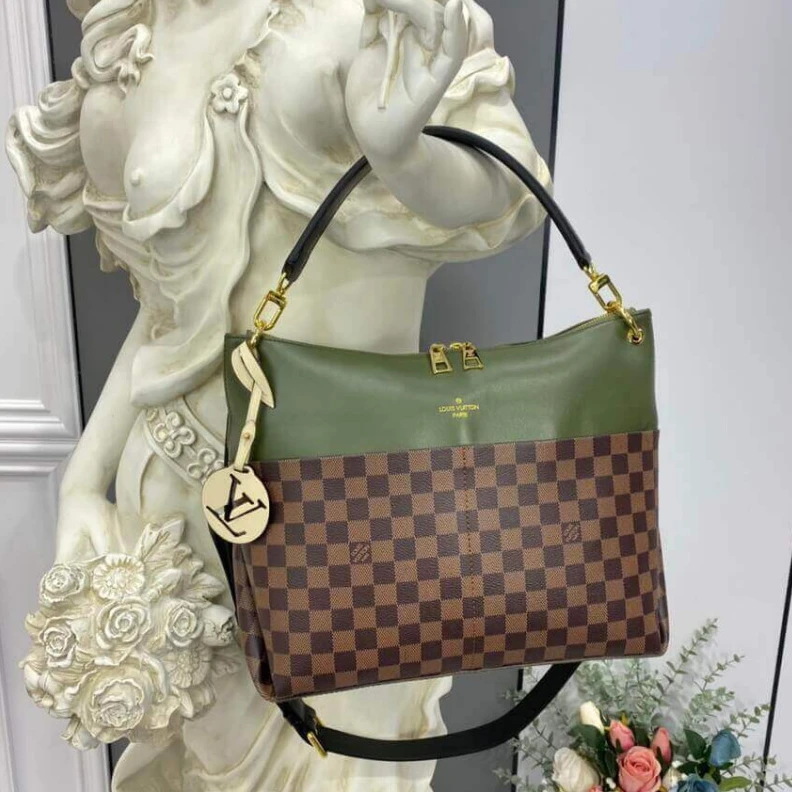 Louis vuitton locations Strap Drop Louis Vuitton Maida Hobo Khaki Green